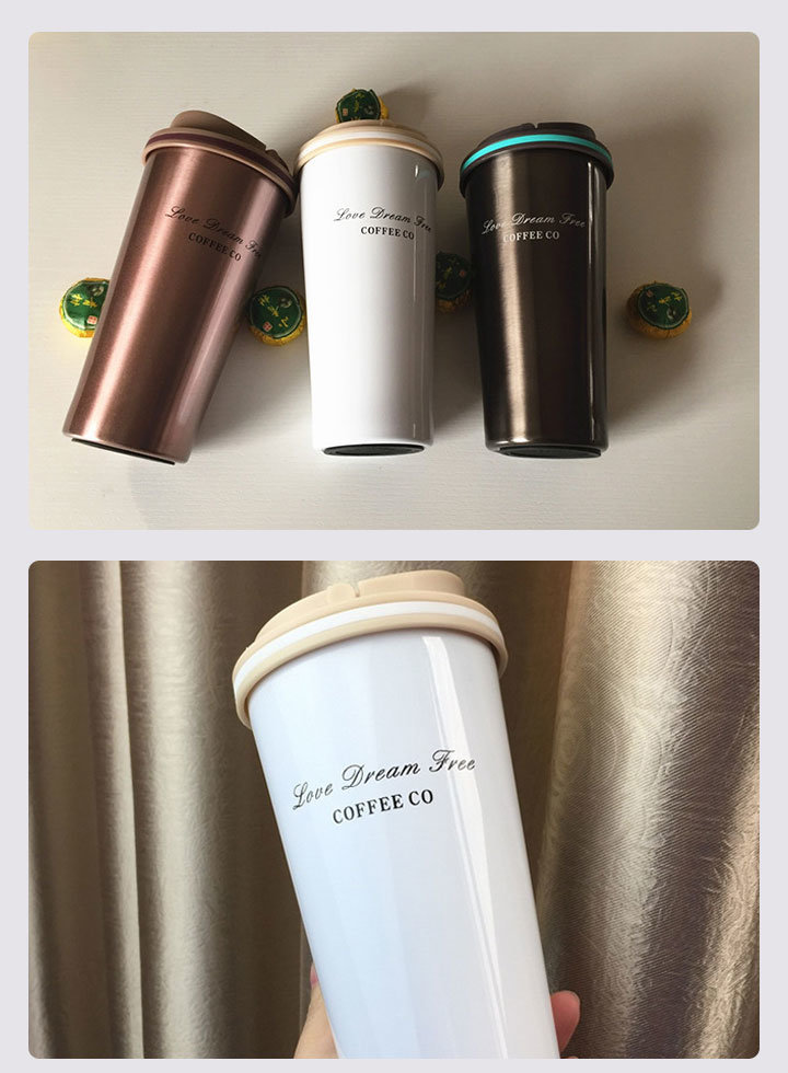 Suction Cup Vacuum Insulated Travel Water Cup coffee Mug