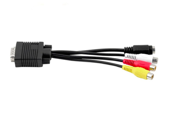 1.5m 5FT Changzhou Factory Price VGA to 3RCA Component Video Cable