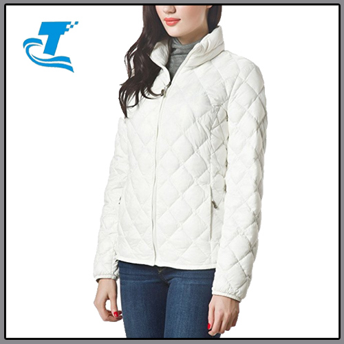 Women Packable Down Quilted Jacket Lightweight Puffer Coat