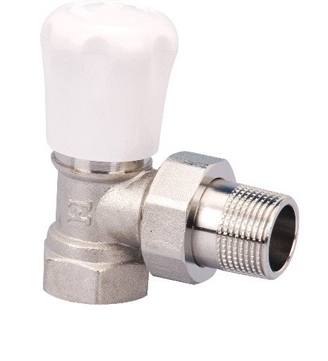 Brass 90 Degree Tmpereture Control Valve Right Angle Thermostat Valve Temperature-Sensing Valve