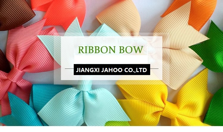 Wholesale Colorful Polyester Satin Ribbon Bow Manufacture in China