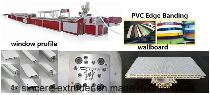 PVC Wall Panel Plastic Profile Making Machine