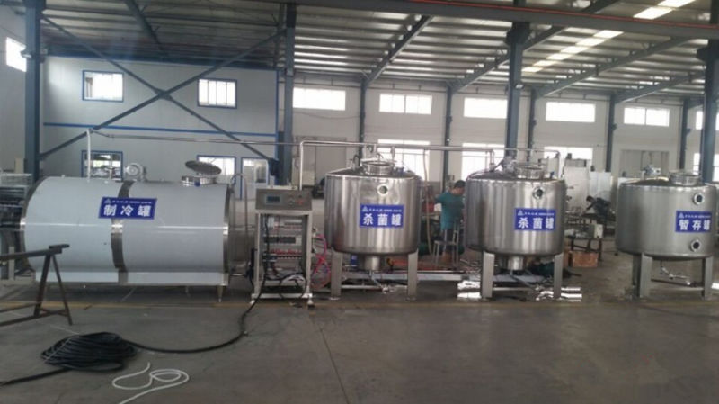 Milk Cooling Tank Milk Storage Tank Milk Tank Chilling Tank