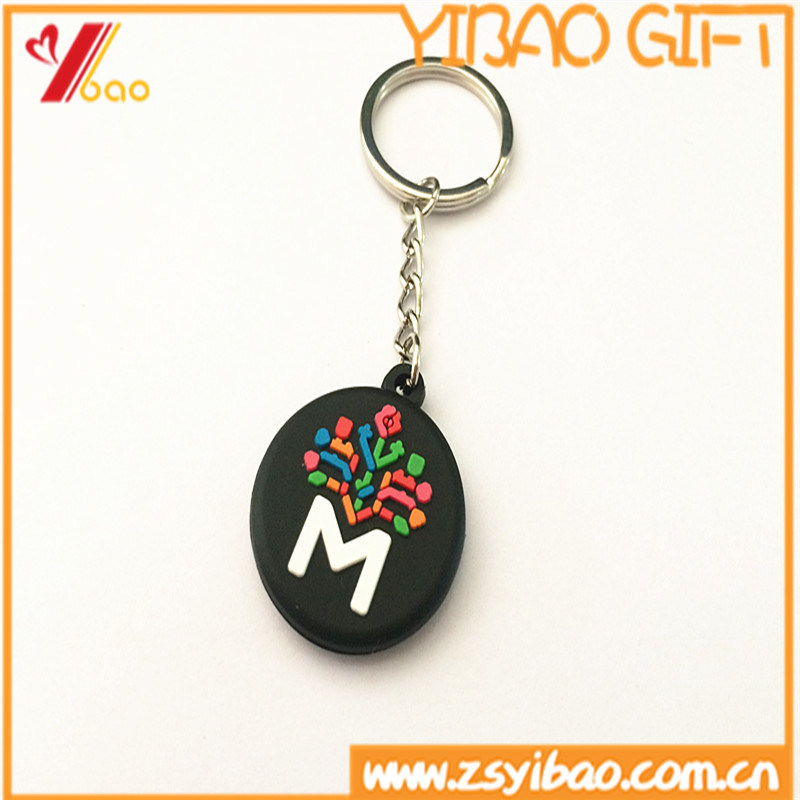 Soft PVC Animal Cartoon Keyring with Custom Logo