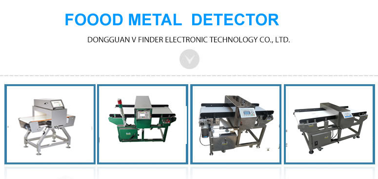 Food Processing Industry Metal Detector with Chain Conveyor Belt