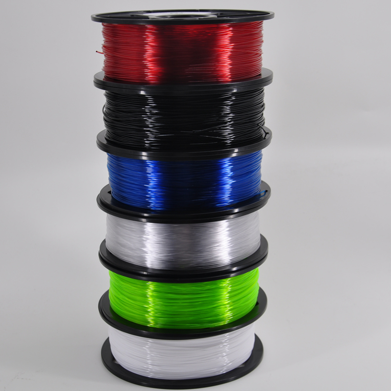 PETG 1.75mm 3D Printing Filament with Black Spool