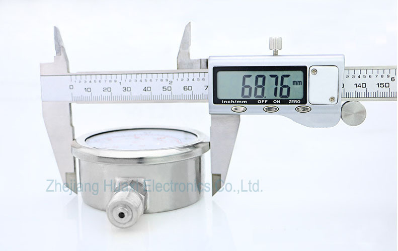 Hot Sale High Quality Clear to Read Water Manometer Silicone Oil Filled Pressure Gauge