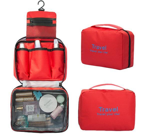 Korean Style Tear Proof Folding Wash Bag Travel Multifunctional Large Capacity Makeup Bag (GB#ZM)