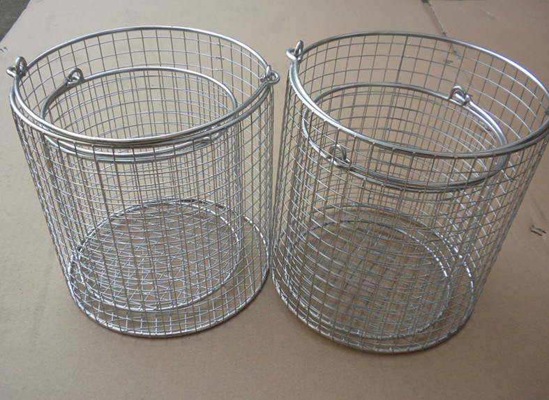 Cooking Fry Basket/ Metal Wire Mesh Storage Baskets