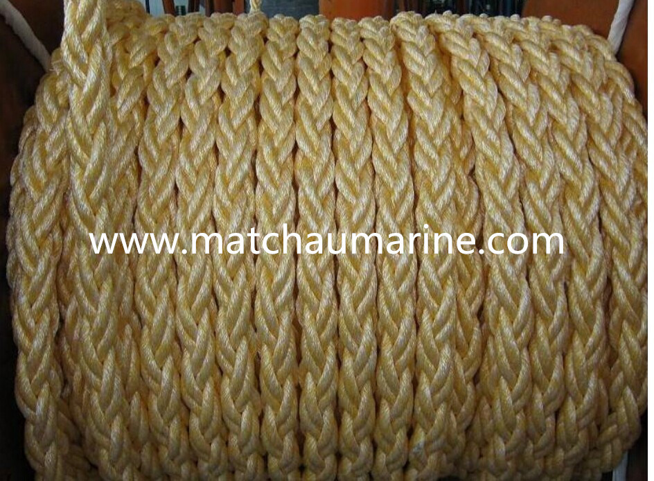 6-Strand and 8-Strand Marine Nylon PP Mooring Line Rope