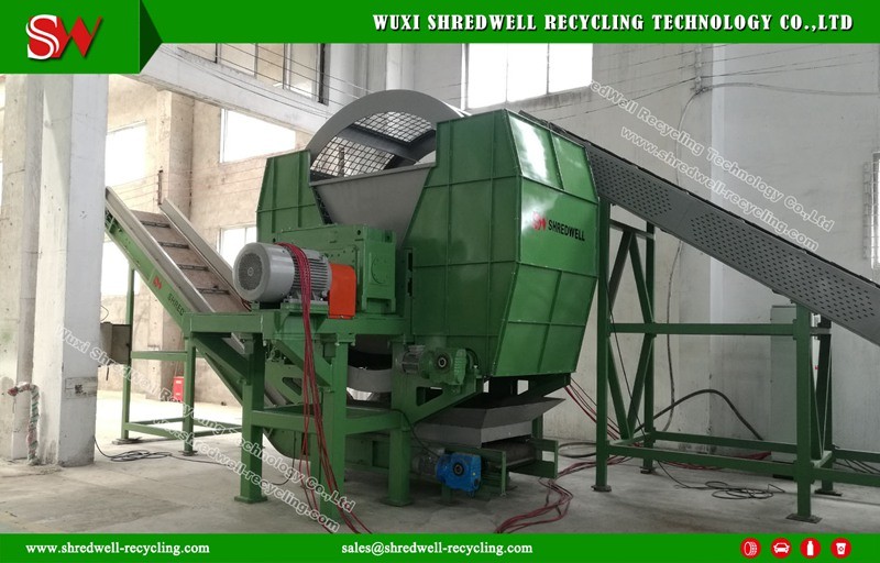 Double Shaft Used Plastic Crusher for Waste Film Recycling