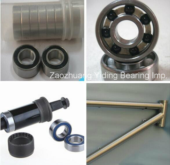 Bicycle Bearing Chrome Steel Hybrid Ceramic Ball Bearing 608 609