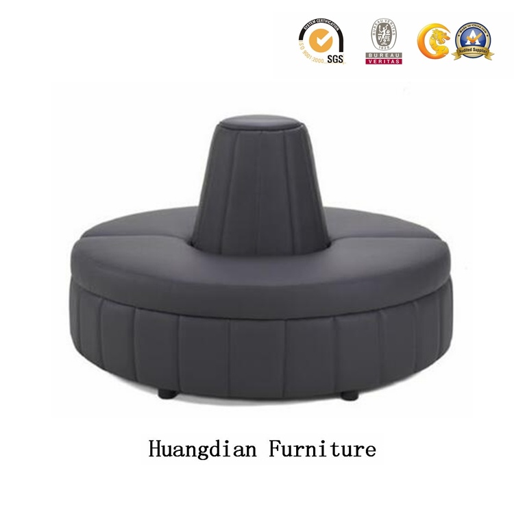 Hotel Lobby Furniture Commercial Use Office Round Booth Seat for Sale (HD1668)