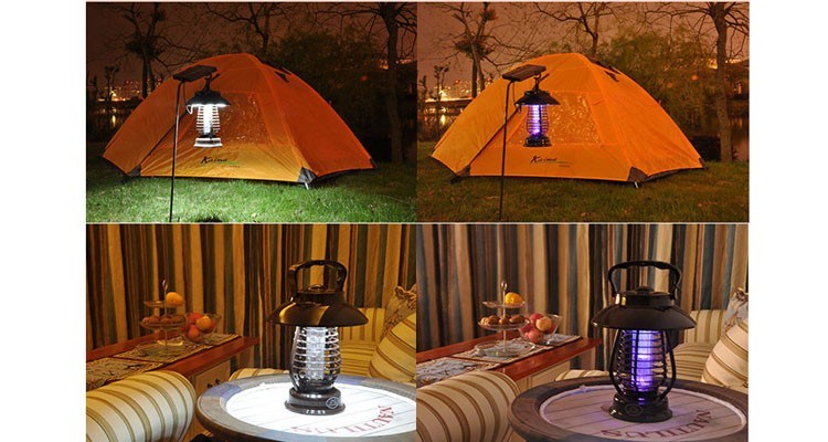 Solar Power Electric Mosquito Killer Lamp