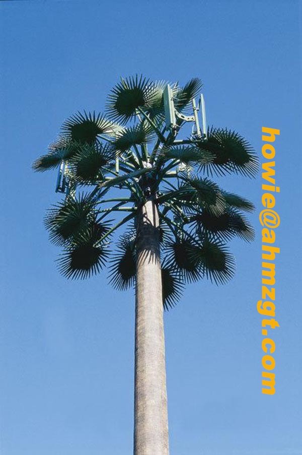 Communication Palm Tree Monopole Pole Camouflaged Tower in Telecommunication