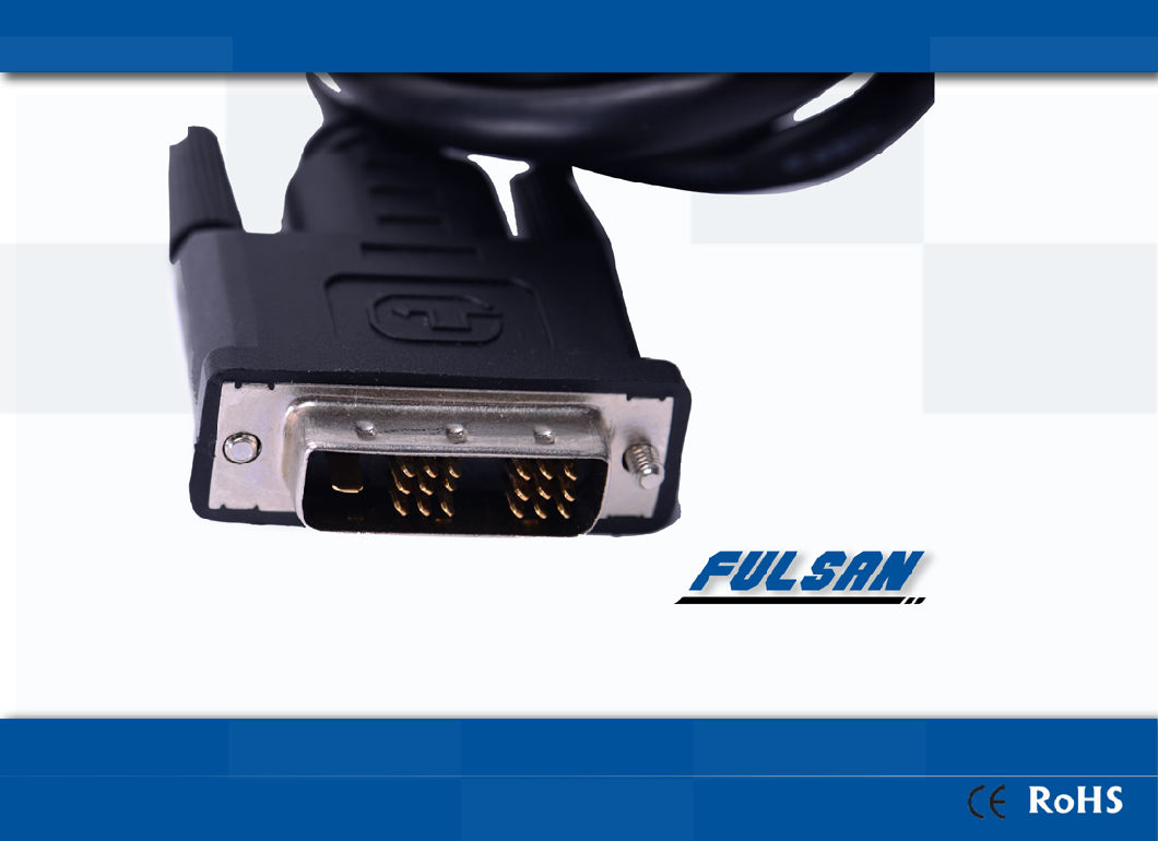 High Quality DVI Cable (24+5) Male to Male