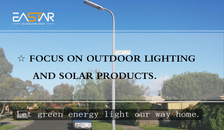 Carbon Steel Round Polygonal Hot-DIP Galvanized Solar Road Light Pole