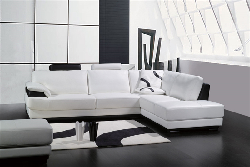 Classical Living Room Furniture Italian Leather Recliner Sofa