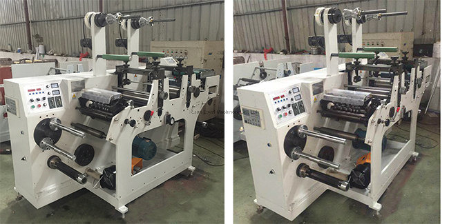 Roll to Roll Duplex Slitting Machine After Printing with Turret