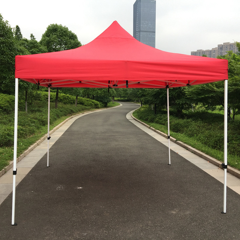 3X3m Red Outdoor Steel Pop up Tent Folding Gazebo