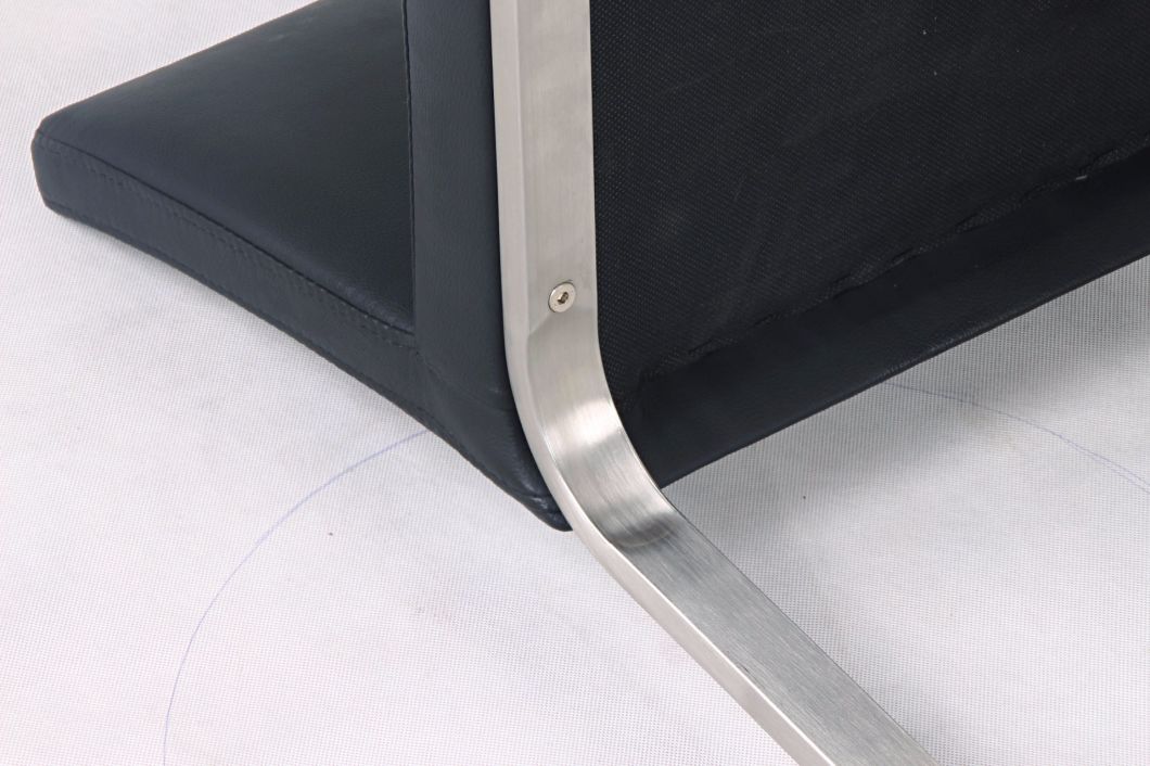 Stainless Steel High Back Bar Chair with Legs