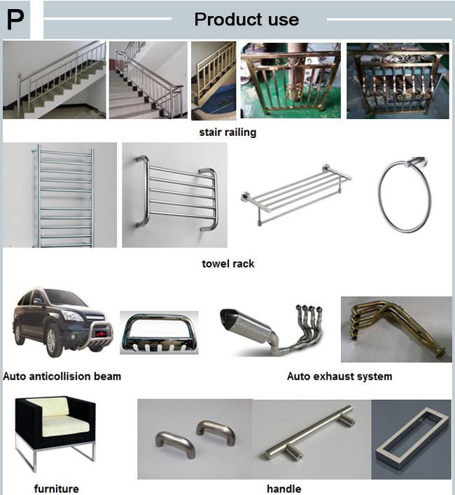 Round/Square SUS201 304 316 310S S31803 Stainless Steel Pipe for Decoration