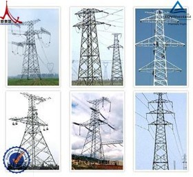 Electric Power Transmission Tubular and Angular Steel Tower