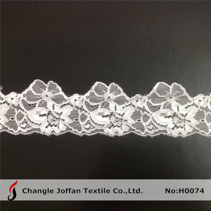 Floral Nylon Lace Trim for Lingerie (H0074)