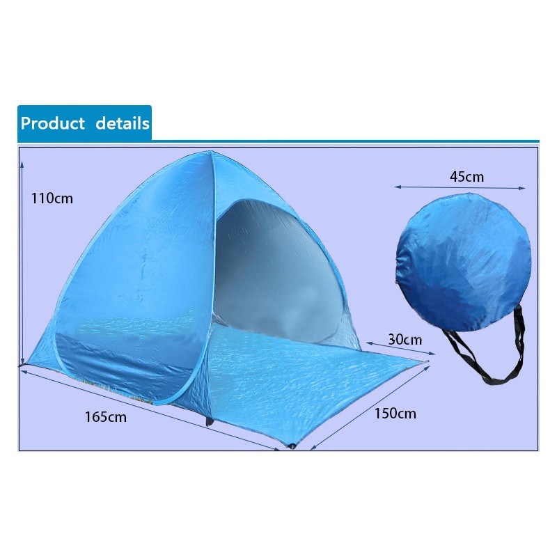 Ship From Ru Beach Tent Ultralight Folding Tent, Open Tent