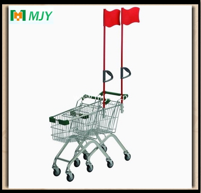 Supermarket Kids Shopping Cart with Flag Mjy-K22A