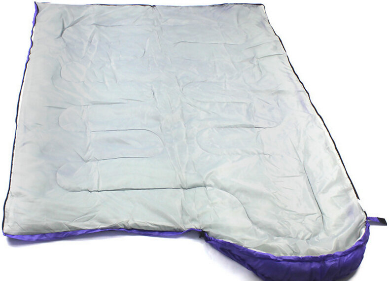 Envelope Style Solid Color Sleeping Bag for Camping