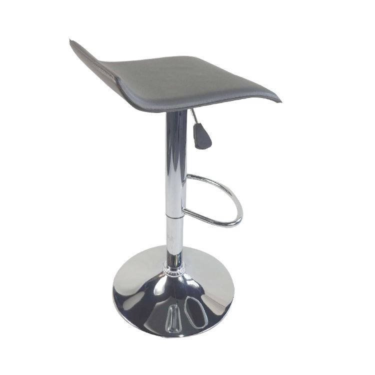 PU Leather Simple Design Chairs Height Adjustable Swivel Bar Stool