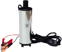 Mini Electric DC 12V 24V Submersible Diesel Fuel Oil Water Transfer Pump Stainless Steel 3/4