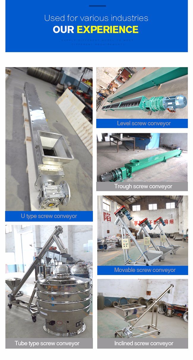 Auger Screw Conveyor for Conveying Bluck Material