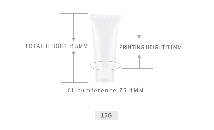 15g PP Soft Tube with Flip Top Cap