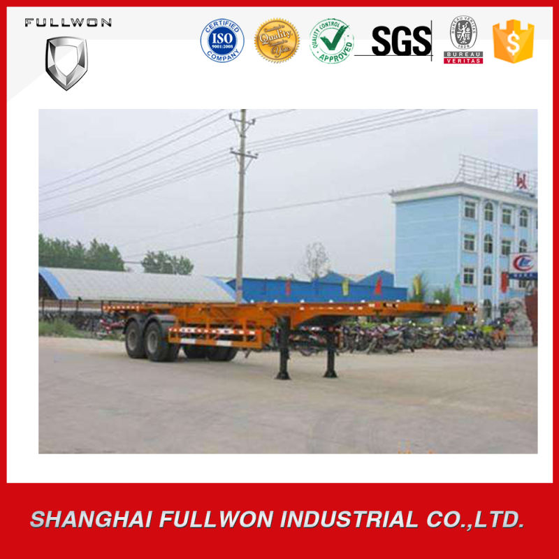 China Factory Dual-Axle 40 Feet Skeleton Semi-Trailer for Sale