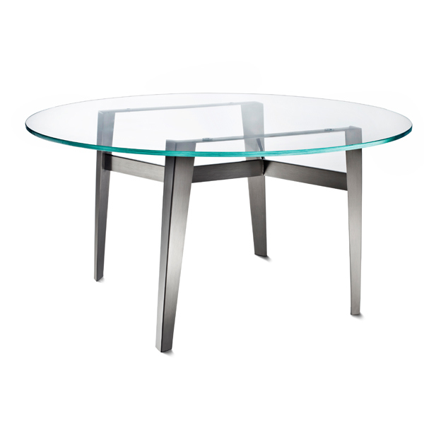 Modern Round Coffee Table with Tapered Legs Gt6852