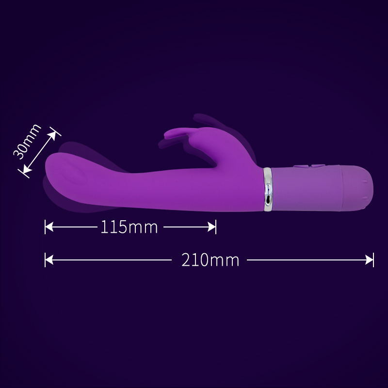 10 Frequency Rabbit Stick G Point Vibrator Penis Dildo for Female Clitoris Masturbation Flirting Sex Toy