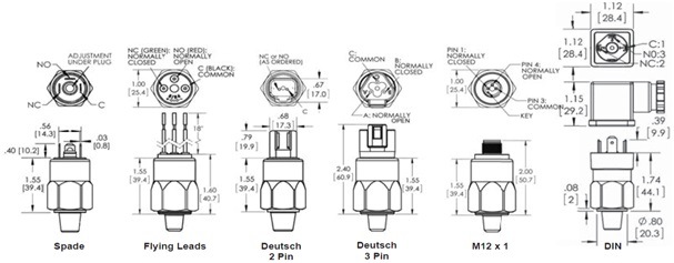 Adjustable Mechanical High Pressure Switch B Series