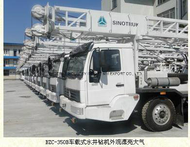 Professional Supply HOWO Truck-Mounted Water Well Core Drilling Rig of 400meters Depth