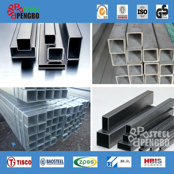 304 Stainless Steel Square Tube for Handrail