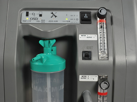 5L Low Noise Compact Oxygen Concentrator with Double Flowmeter (JV525KS-DF)