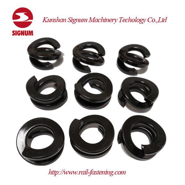 Fe6 Double Coil Spring Washer for Rail