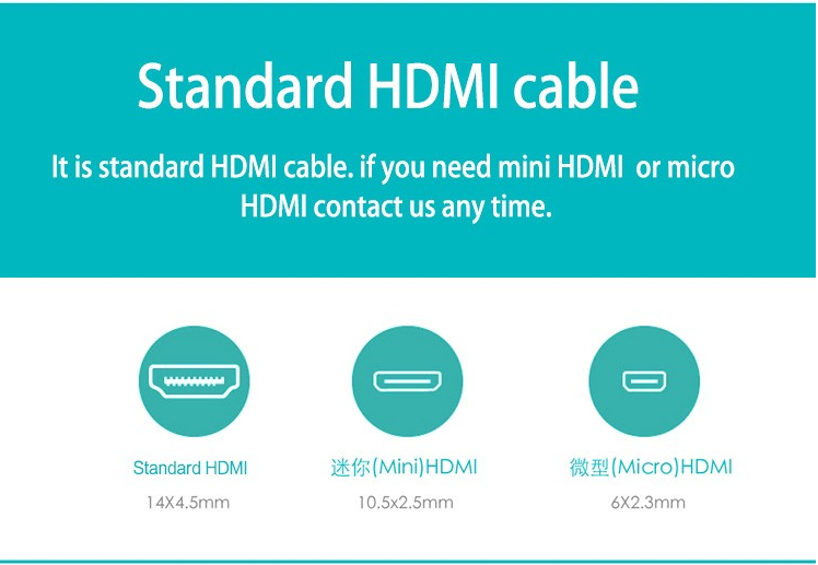 HDMI2.0V 4k*2k Gold Plated Flat 2.0version HDMI Cable