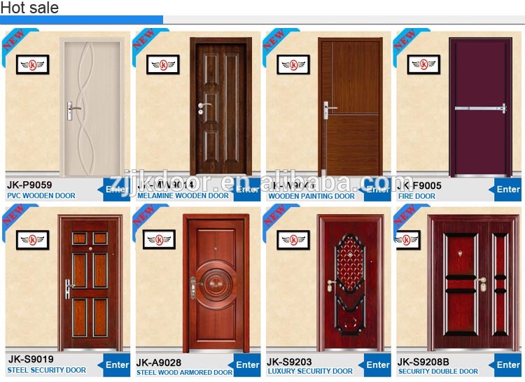 Jk Mw9011 Hot Selling Melamine Wooden Door Nice Wood Panels Facade China Manufacturer