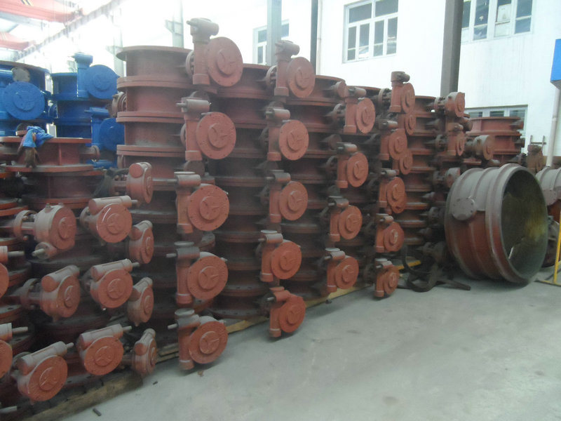 Flanged Pneumatic/Electric Motor Control Butterfly Valve