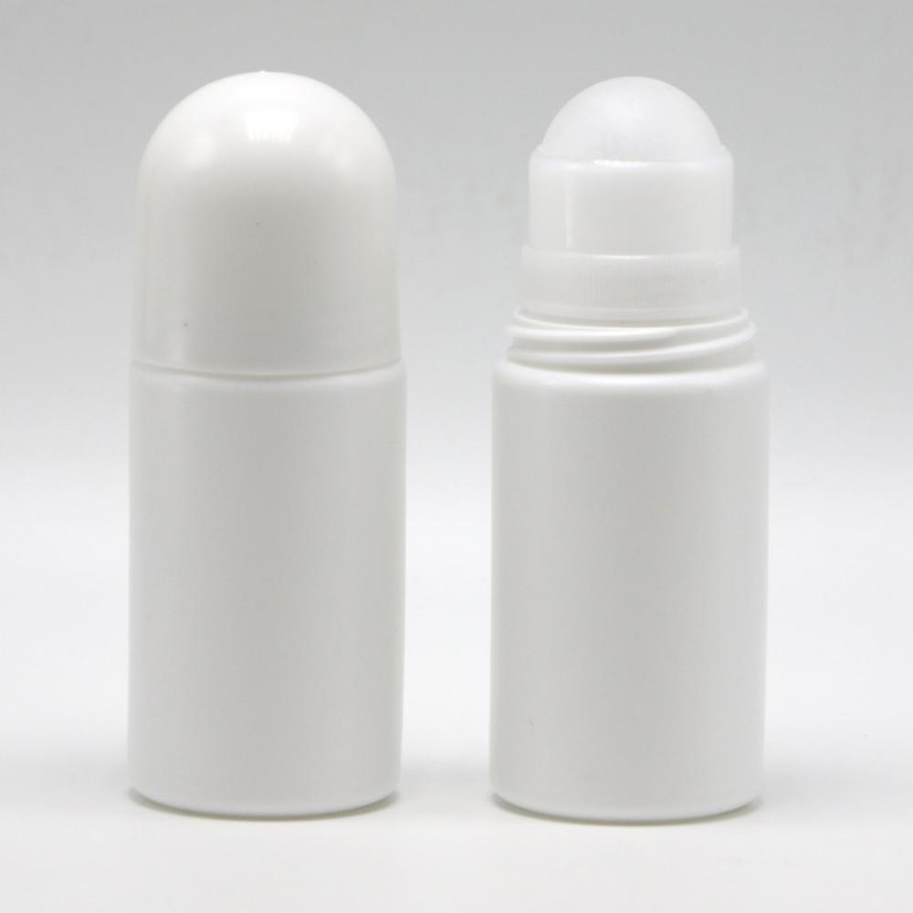 50ml PE/PP Refillable Classical Empty Plastic Roll on Deodorant Bottle Containers with a Compression Seal by China Supplier