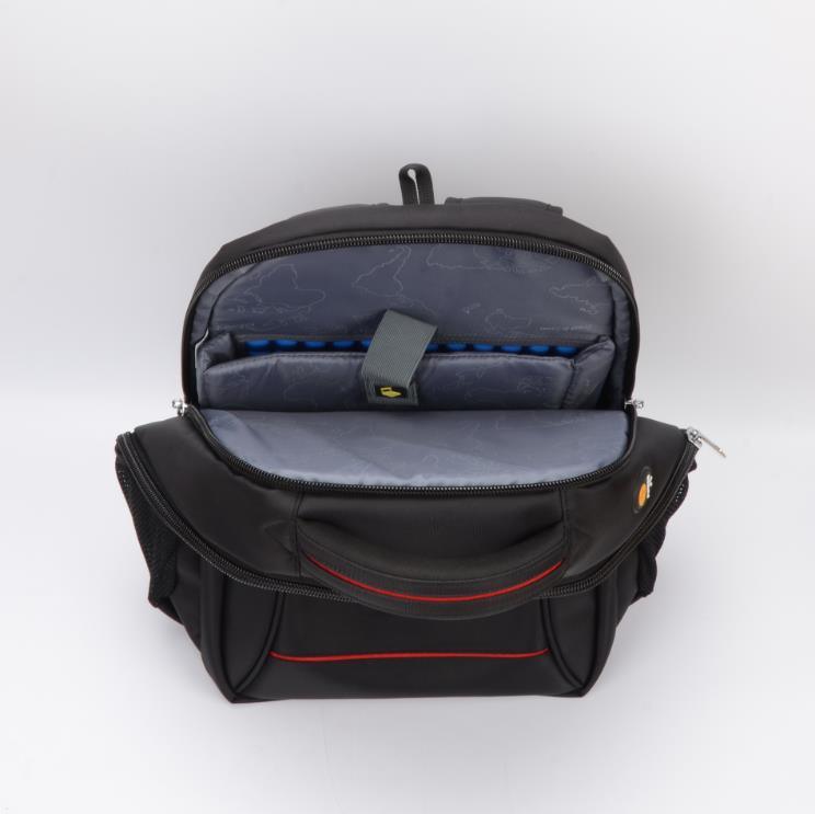Black Computer Bag with Simple Modern Geometry Design (SB6446)