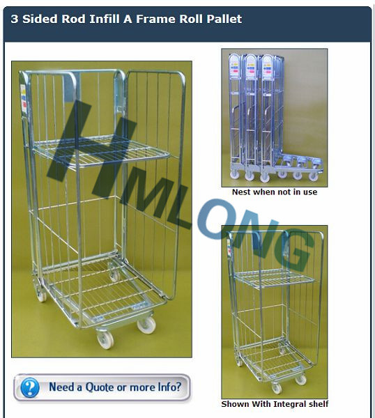 Steel Storage Metal Roll Cage