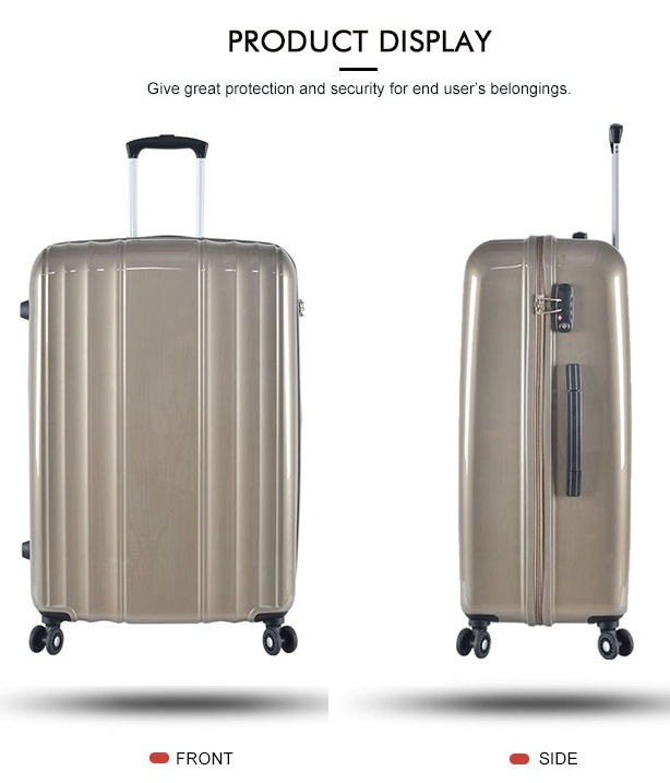 Aluminum Suitcases Set Luggage Trolley